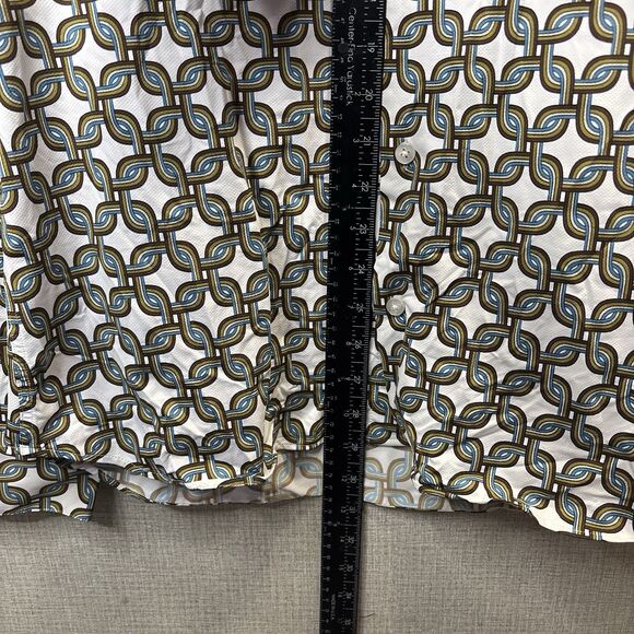RRD by Roberto Ricci Designs Performance Button Up Men's Size 52 Geometric Chain - Picture 12 of 13